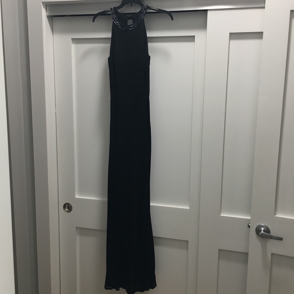 Aidan mattox size 4 black dress